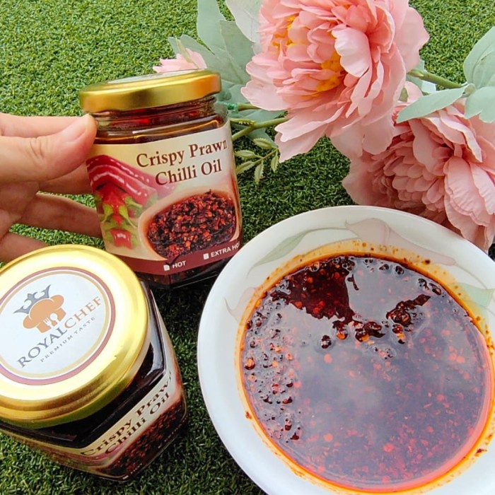 

Marhies - Homemade Crispy Prawn Chilli Oil Minyak Cabai Udang Kering Krispi 85Gr - Hot