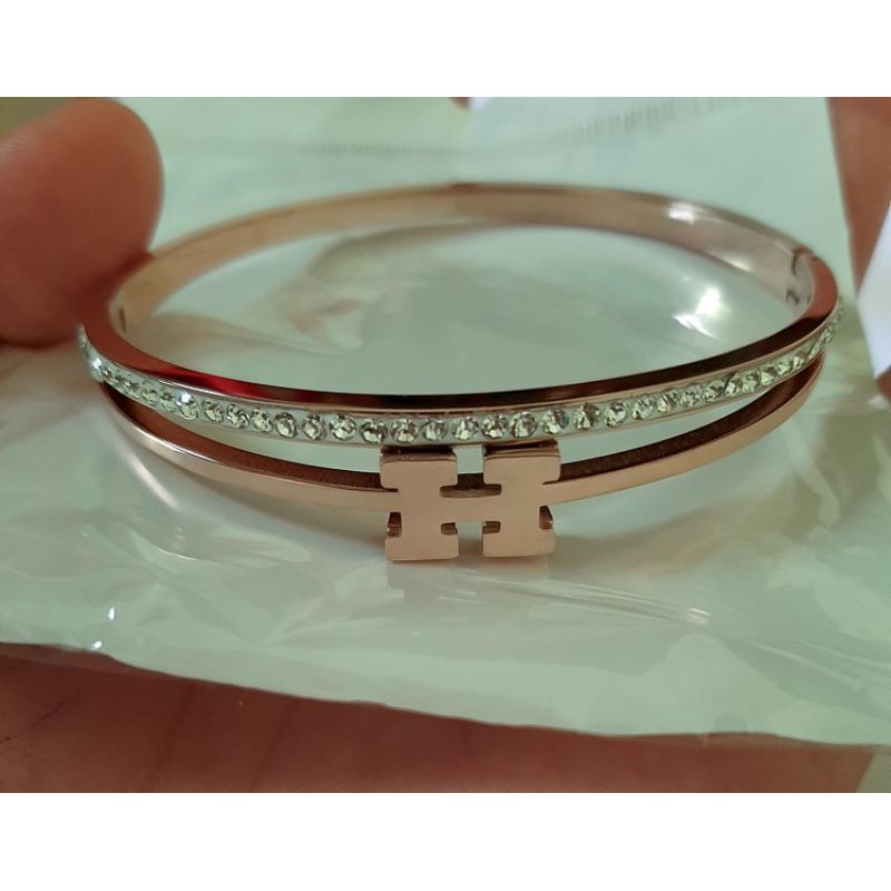 gelang titanium wanita / perhiasan titamium wanita / aksesoris titanium wanita