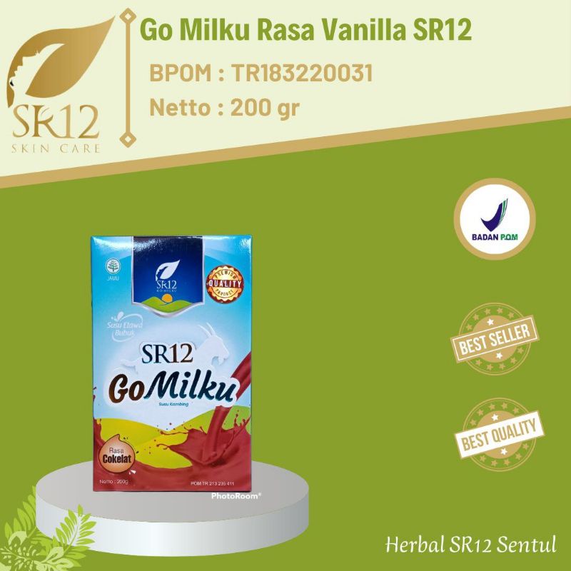 

Susu Kambing Kaya Manfaat Go Milku Coklat Sr12 Herbal Bpom Original