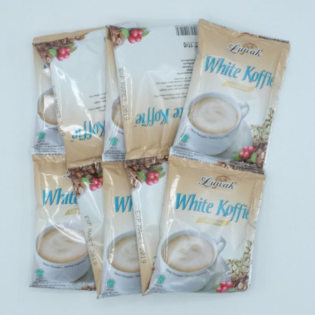 

Luwak White Coffee 1 Renceng Isi 10 Pcs | Kopi Luwak / Renceng