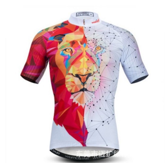 Baju Jersey Cycling Sepeda Import motif TIGER Premium.