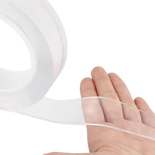 ℗ A87 Double Tape Magic Super Kuat Nano Tape Tebal 1MM Panjang 5M ✺