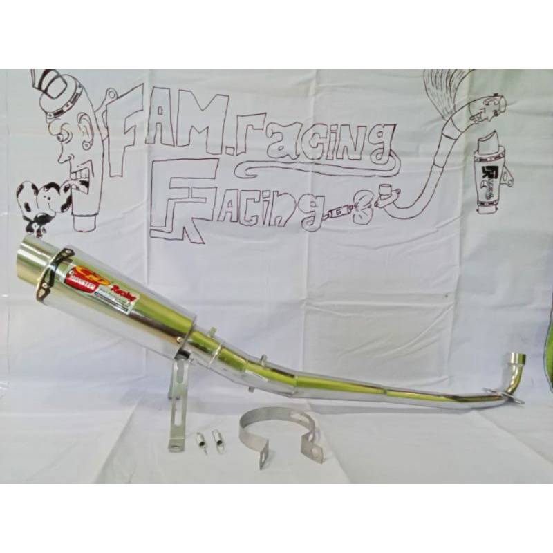 Cuci Gudang  Knalpot Racing Cld Motor Supra X, Supra Fit, Supra Fit New, Supra 125, Supra 110,