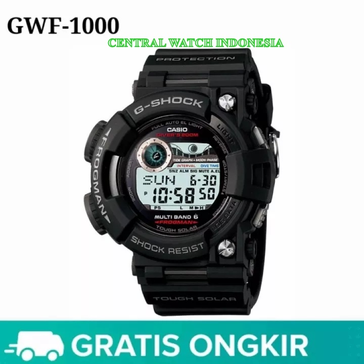 Hot Promo Jam Tangan Pria Recomended Merk Casio G-Shockk Frogman GWF1000 - gwf 1000 Jam Tangan Brand