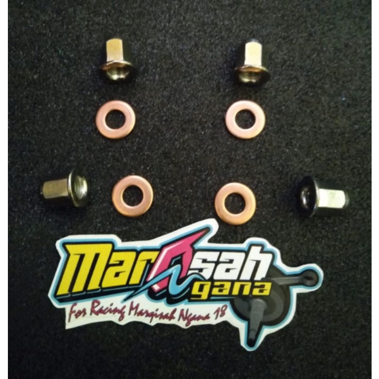 [SET] MUR KOP BAUT M8 TIGER GL MP SET RING TEMBAGA MARQSAH NGANA18