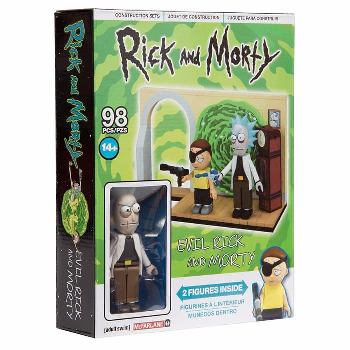 rick and morty construction sets
