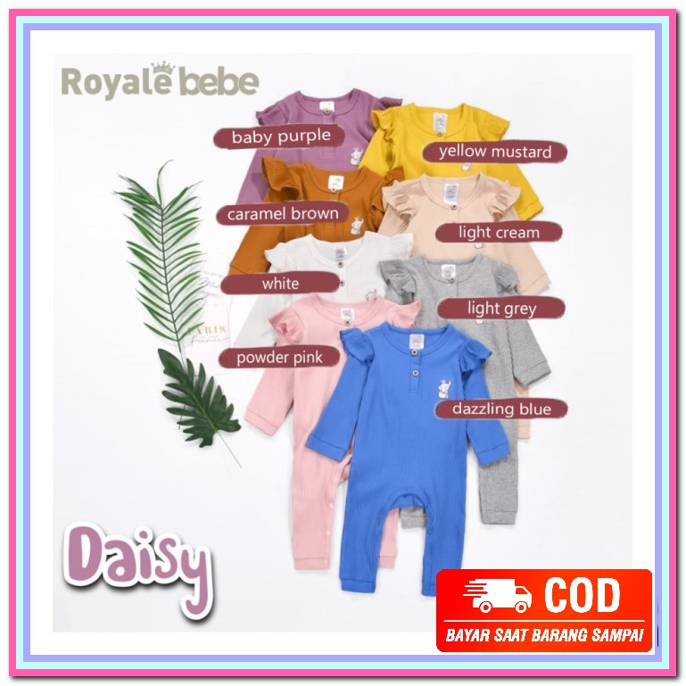 Barang Pilihan - Size - Jumper Segiempat Newborn Velvet Junior Ma JT418 Royale Bebe -Sleepsuit Dai