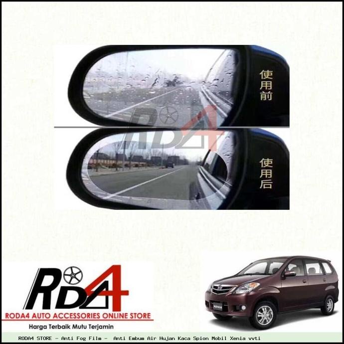 Anti Fog Film - Anti Embum Air Hujan Kaca Spion Mobil Xenia vvti rod4 Ayo Order