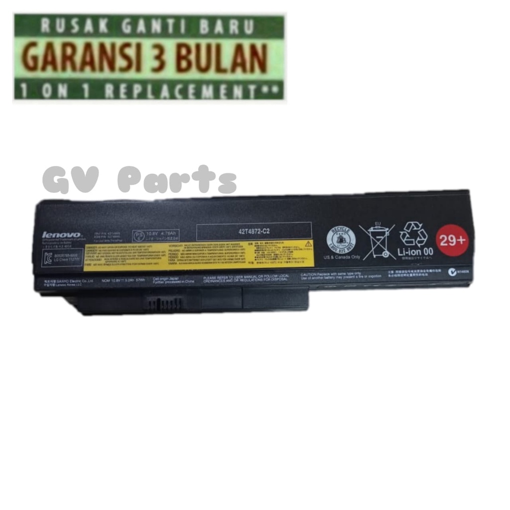 Baterai Laptop Lenovo X220
