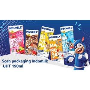 

indomilk Susu Cair Uht Chocolate 190Ml all varian