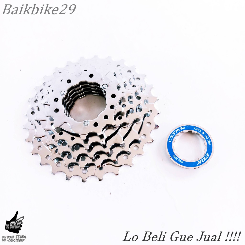 Sprocket 7 Speed Cassette Cstar Gear Chrome