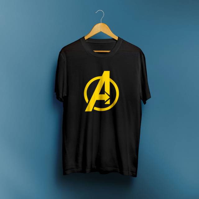 Kaos Avengers - Baju Logo Avengers - Baju Tshirt Kaos premium Combed 30s