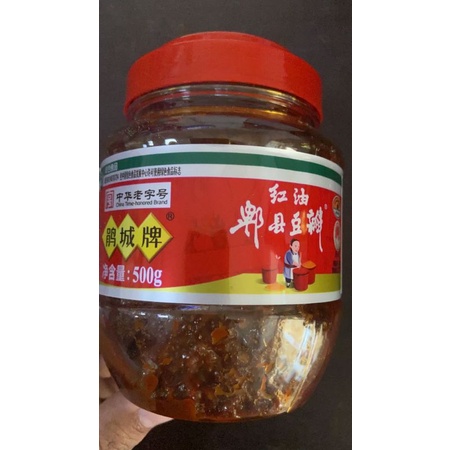 

hong you pi xian dou ban juan cheng pai 红油郫县豆瓣鹃城 500 / bumbu masak