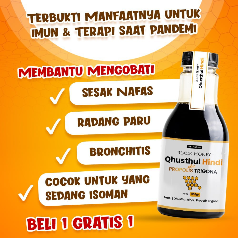 Jual Obat Herbal Asma TBC Ampuh - Madu Qusthul Hindi Plus Propolis ...