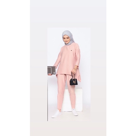 Setelan celana plisket | celana plisket aladin |atasan plisket |baju plisket