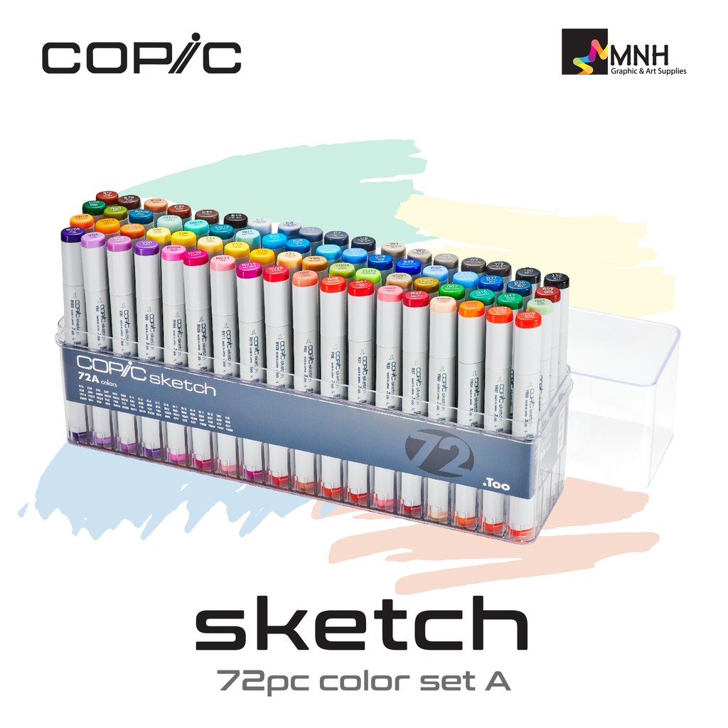 

Copic Sketch 72 Color Set A