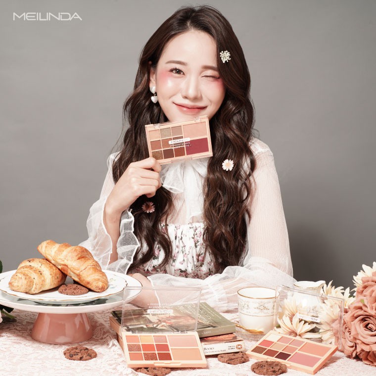 [PROMO TERMURAH] Meilinda My Pocket Blush Shadow Palette | 2 in 1 Blush On &amp; Eyeshadow Palette | Pigmented | BROWIT.ID