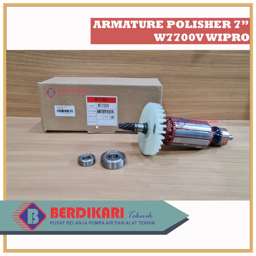 Armature / Angker Disc Polisher Mesin Poles Mobil Wipro W7700V W 7700