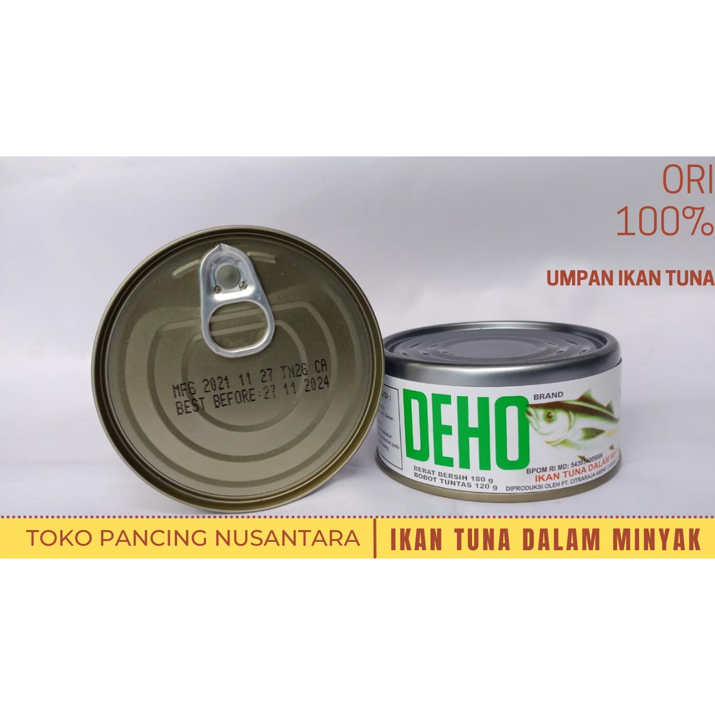 UMPAN DEHO IKAN TUNA DALAM MINYAK UMPAN PANCING MANTAP IKAN TUNA PANCING