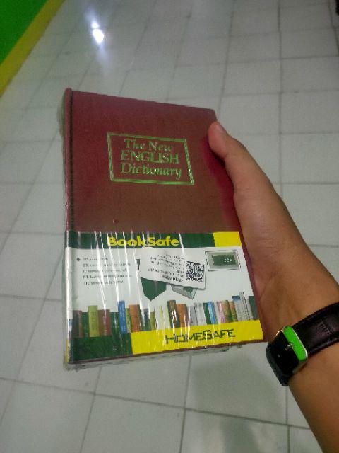 Brankas Model Buku Kamus Password Lock - Kotak Penyimpanan Rahasia - Kotak Buku Kamus