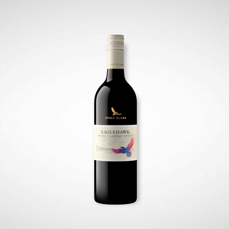 Wolf Blass Eaglehawk Shiraz Merlot Cabernet 750 Ml (Original &amp; Resmi By Vinyard)