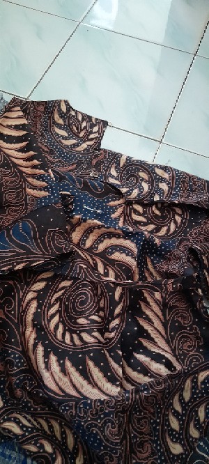 Batik Dolby Dolbi Dobby Doby Tenun Sutra Tulis Katun Atbm Baron Atasan Batik Wanita Sogan Srg308