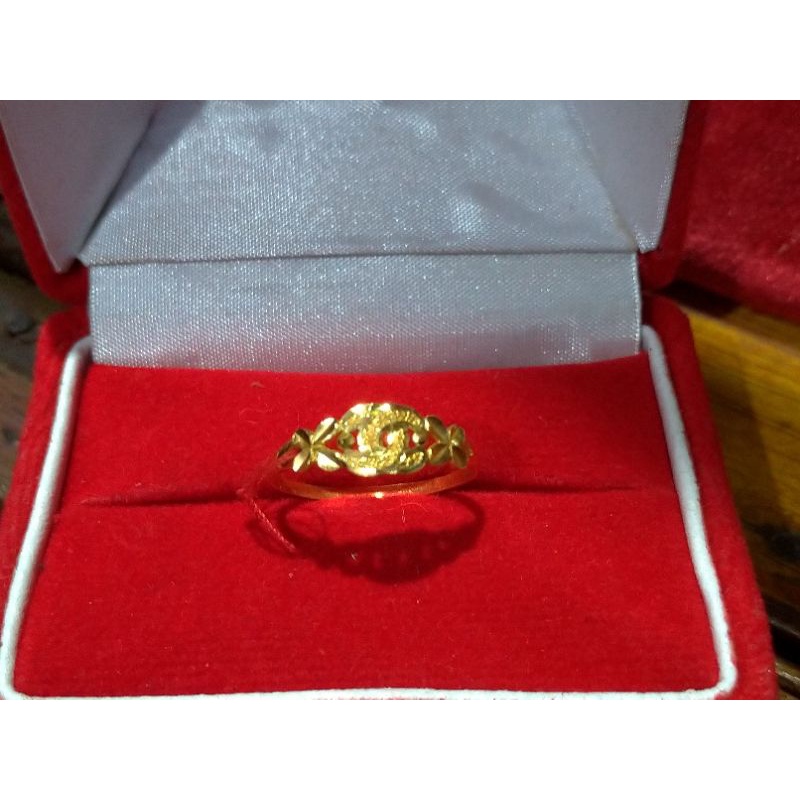 cincin emas asli Malaysia kode 916