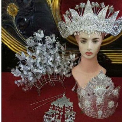 Jual Set Mahkota Pengantin Gede Adat Palembang Shopee Indonesia