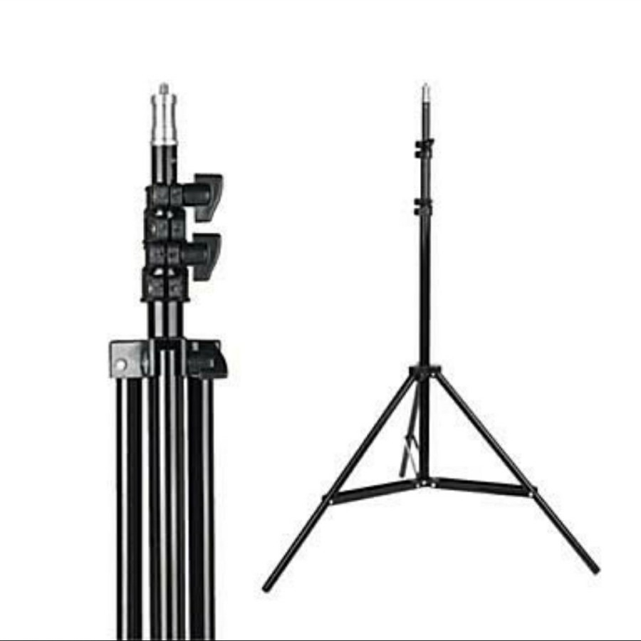 TRIPOD 2.1 METER + HOLDER U - TRIPOD 2.1M 1.6M - TRIPOD LAMPU RING LIGHT - BC