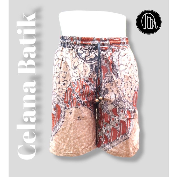 Deemenshop Celana Pendek Batik Pria Wanita