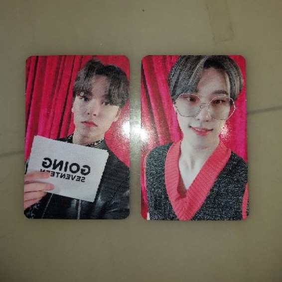 Ready stock photocard Seventeen Vernon & Dino Going magazine