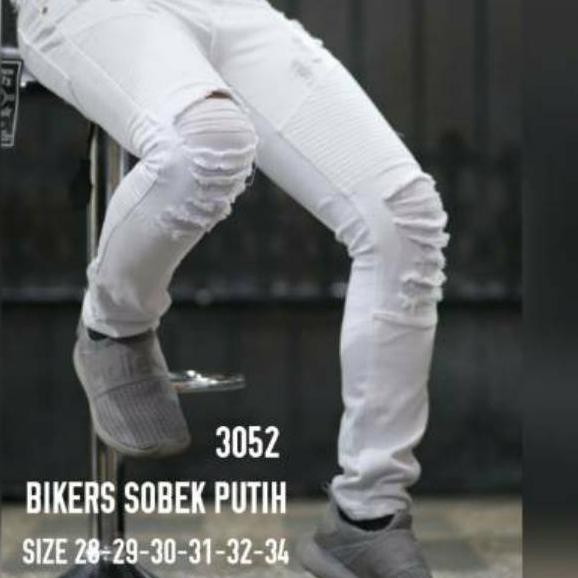 Termurah   46 Celana  Pria Jeans Ripped Sobek Jeans 