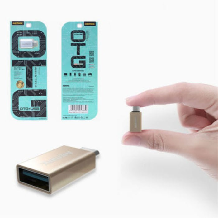 tyes OTG Remax Type C to USB Port USB 3.0 / Remax OTG Type C Plug