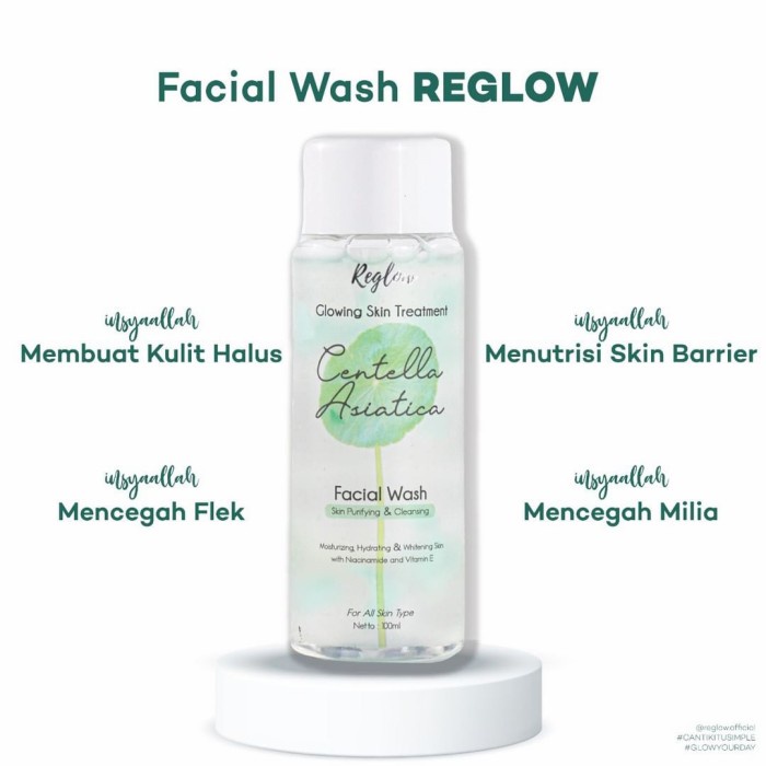 Facial Wash Reglow Skincare Original dr Shindy Putri