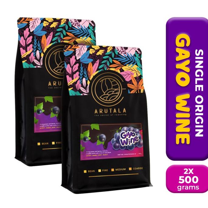 

[ COD ] ARUTALA Kopi Arabika Gayo Wine 1KG SALE Kode 1052