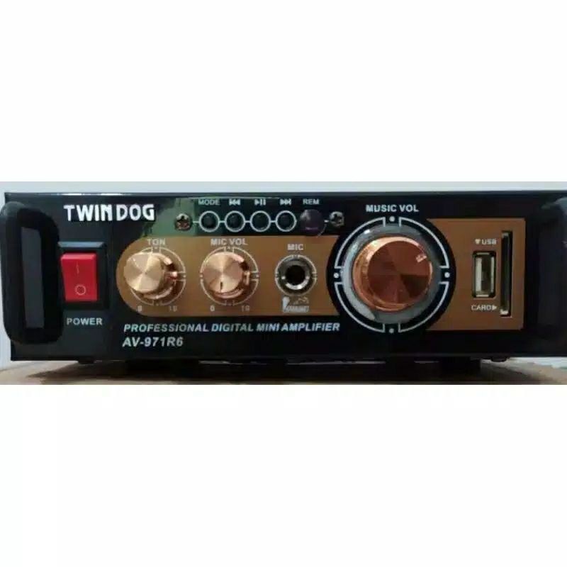 Twindog ,  TD , 971R6 USB  , Twin Dog , Ampli , Amply , Amplifier