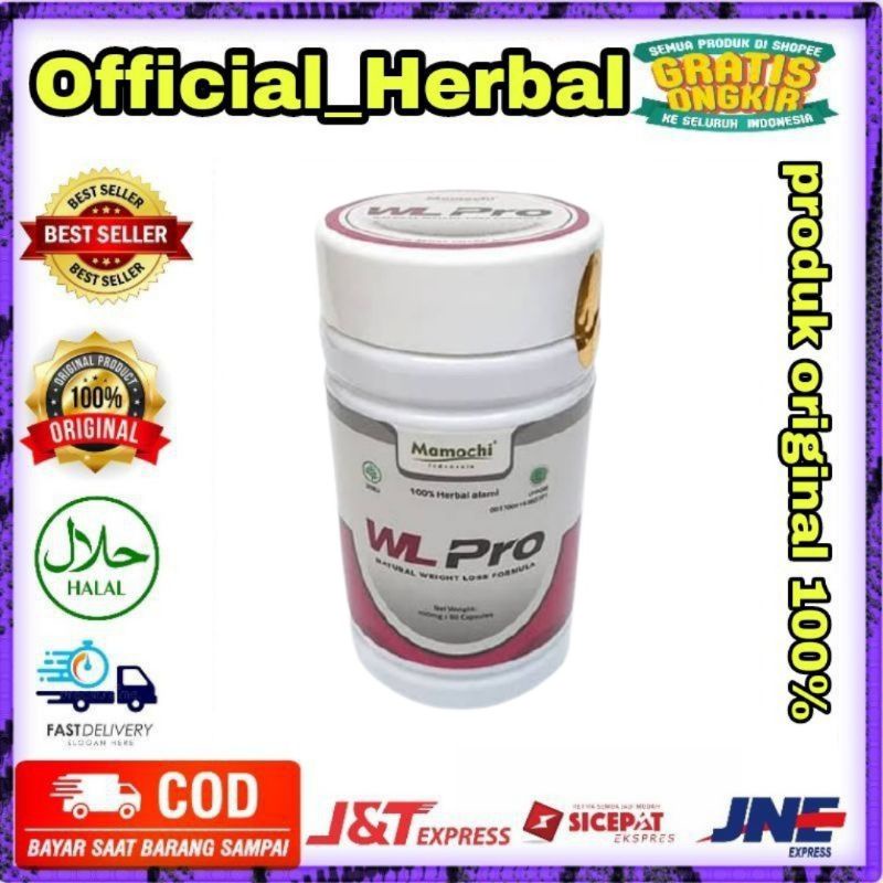 WL Pro Herbal - WL Pro Obat Penurun Berat Badan Alami 100% Diet Herbal Original