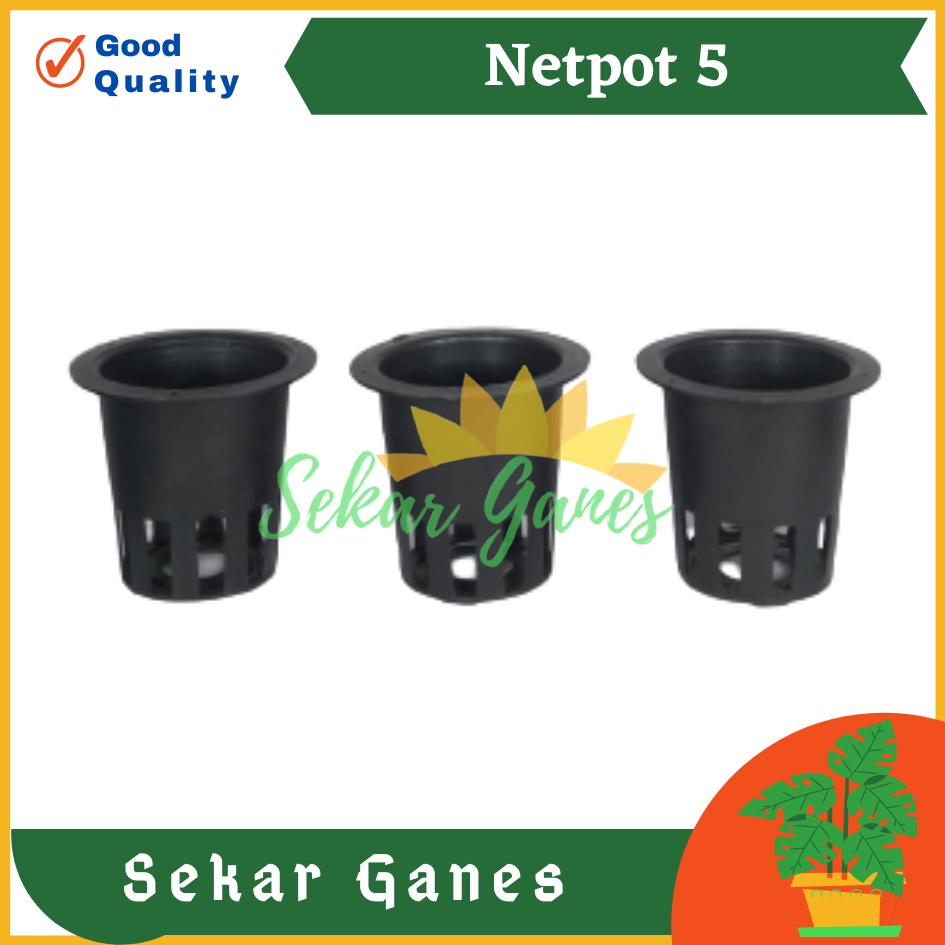 Netpot Hidroponik 5cm Hitam Netpot Hidroponik jaring 5 cm - Netpot Bagus - Netpot Murah Tebal