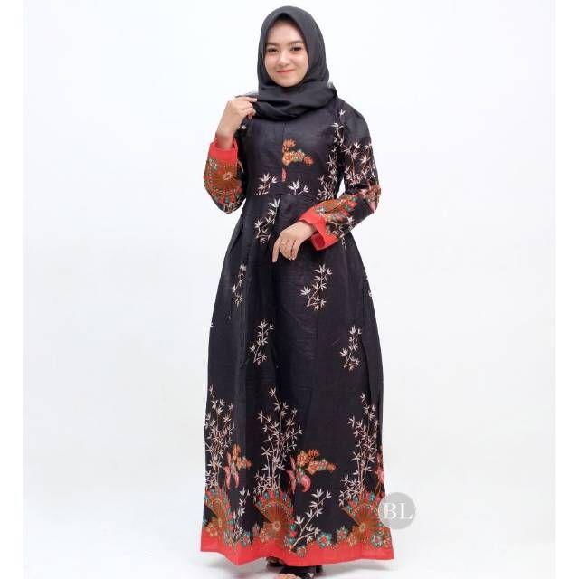 Couple Kemeja Batik Dan Gamis Batik Motif Ahy