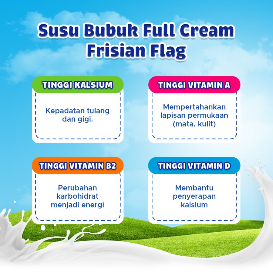 Frisian Flag / Susu Bubuk / Susu Full Cream / 800g