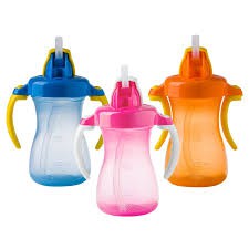 Pigeon Petite Straw Bottle - 150ML - Botol / Gelas Minum Bayi Sedotan