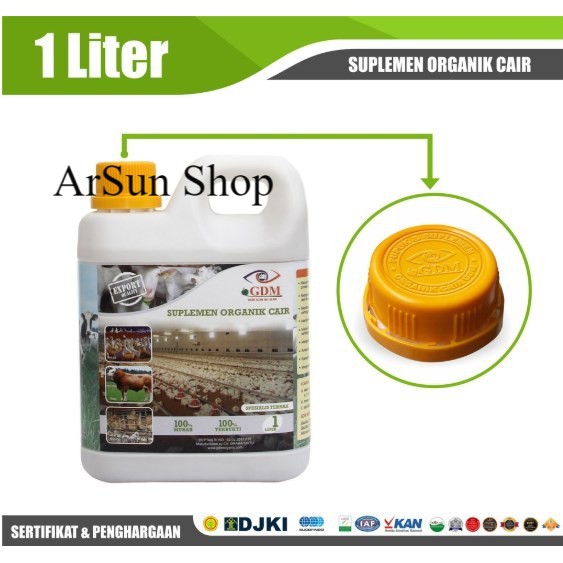 Suplemen Organik GDM Untuk Peternakan 1 Liter