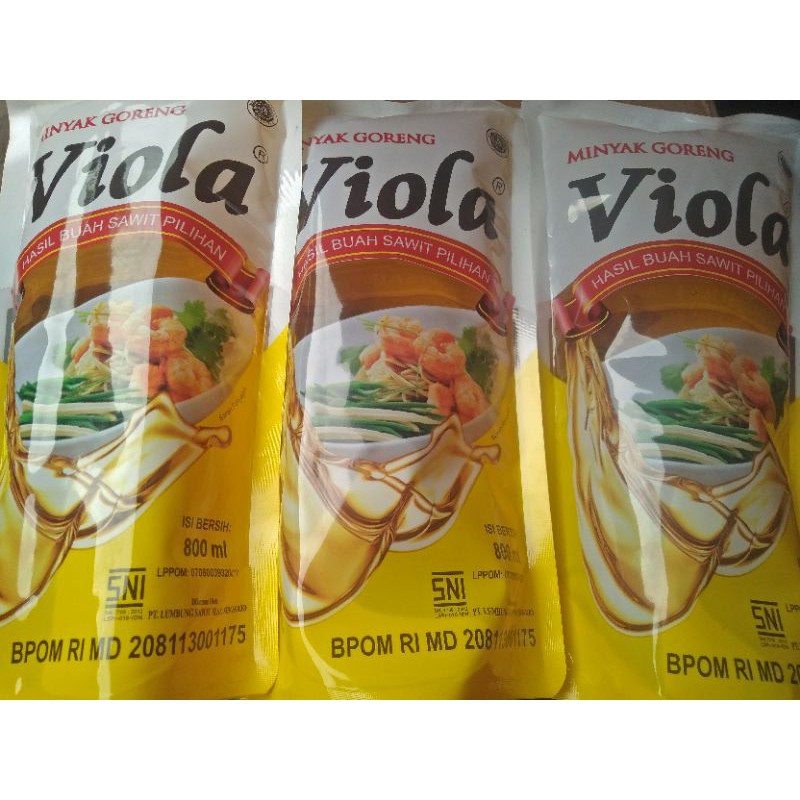 Minyak Goreng Viola800ml Minyak Goreng Viola Refill 800ml Indonesia