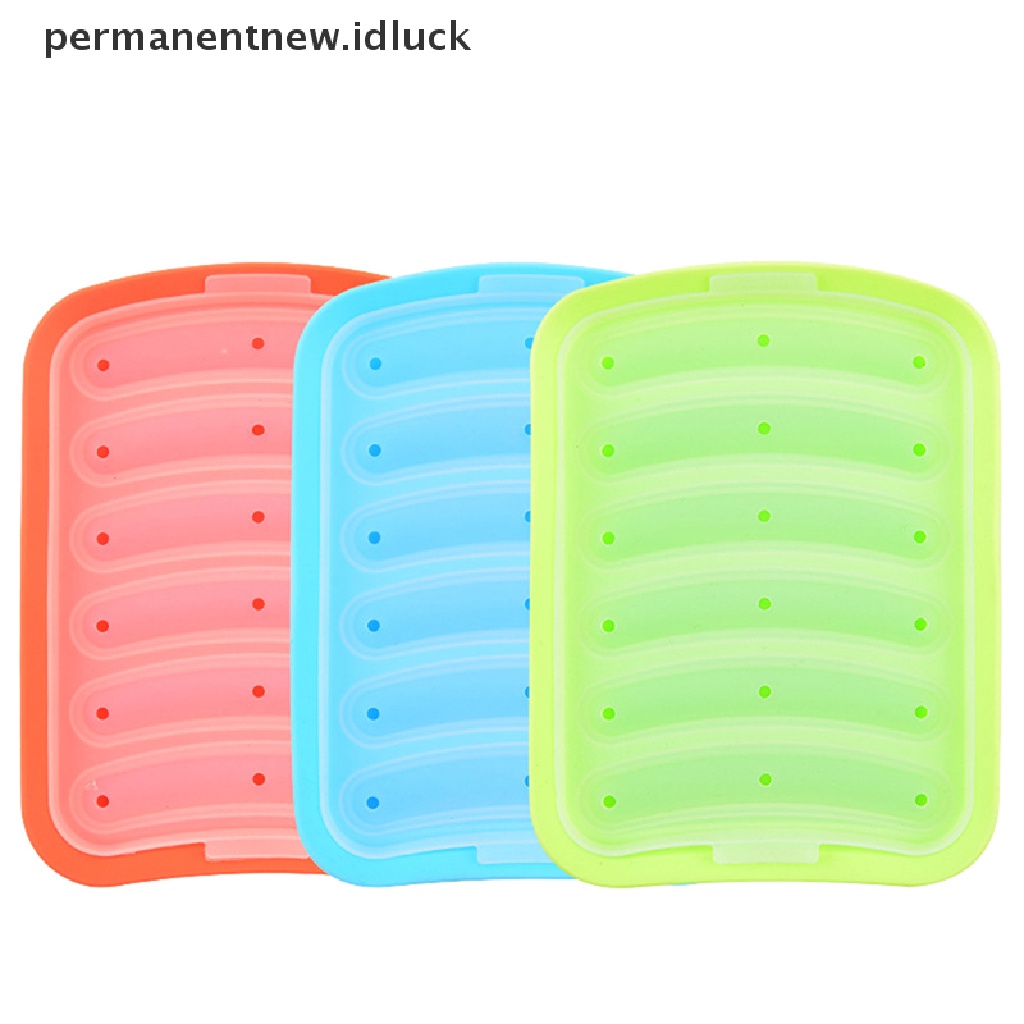 Cetakan Pembuat Sosis Hot Dog Handmade 6 IN 1 Bahan Silikon Untuk Alat Memasak