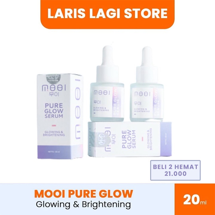 Jual MOOI PURE GLOW SERUM SERUM Serum Wajah Glowing Korea (BPOM 100% ...