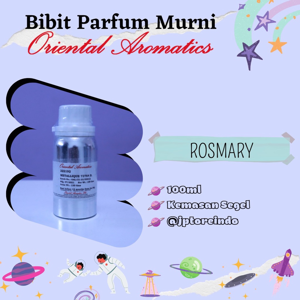 bibit parfum MURNI 100ML aroma ROSMARY inspired ZARA WONDERFULL ROSE // ORIENTAL AROMATIC // SEGEL
