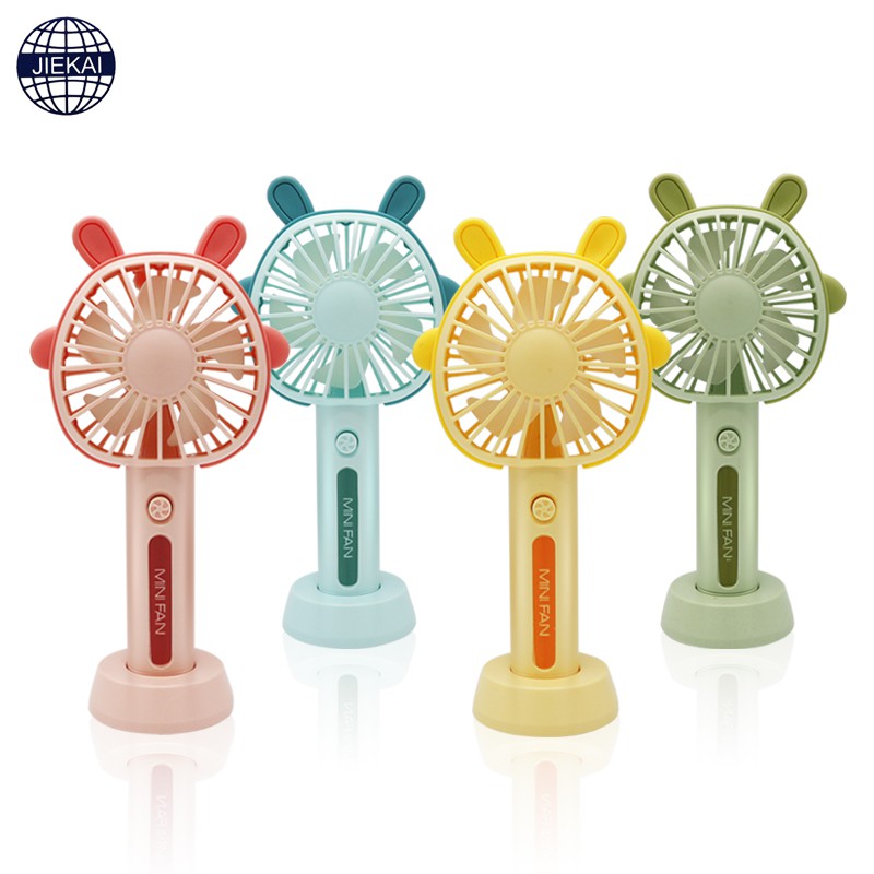 JIEKAI KIPAS ANGIN PORTABLE KARAKTER-KIPAS TANGAN PORTABLE- MINI FAN PORTABLE