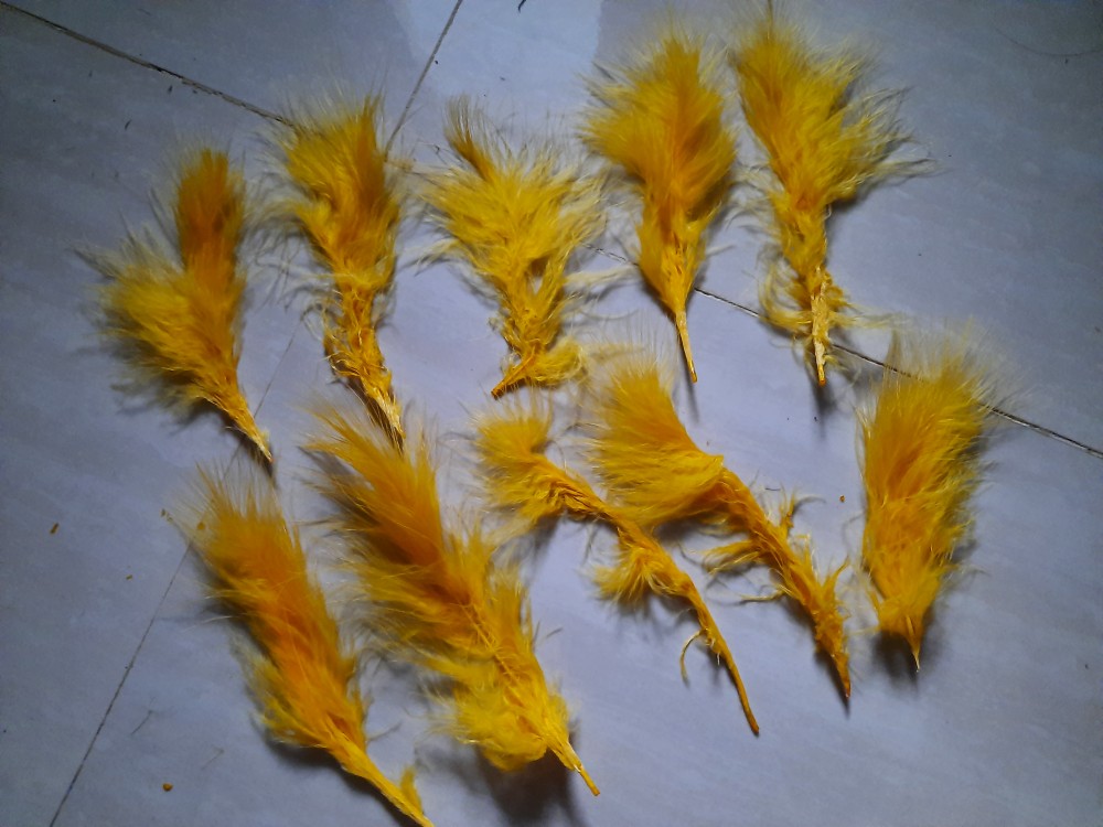 Bulu Single Marabou - Bulu Marabou - Bulu Single Marabou Warna