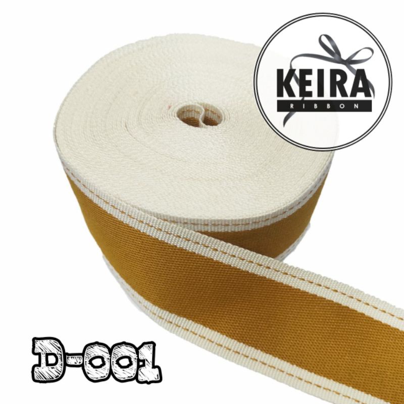 

Pita import double sided two color striped ribbons 3.8 cm