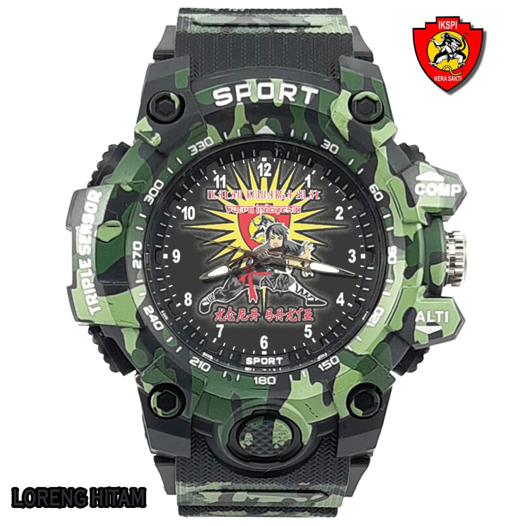 (Exclusive) PERGURUAN IKSPI / KERA SAKTI Loreng Army - Motif 13